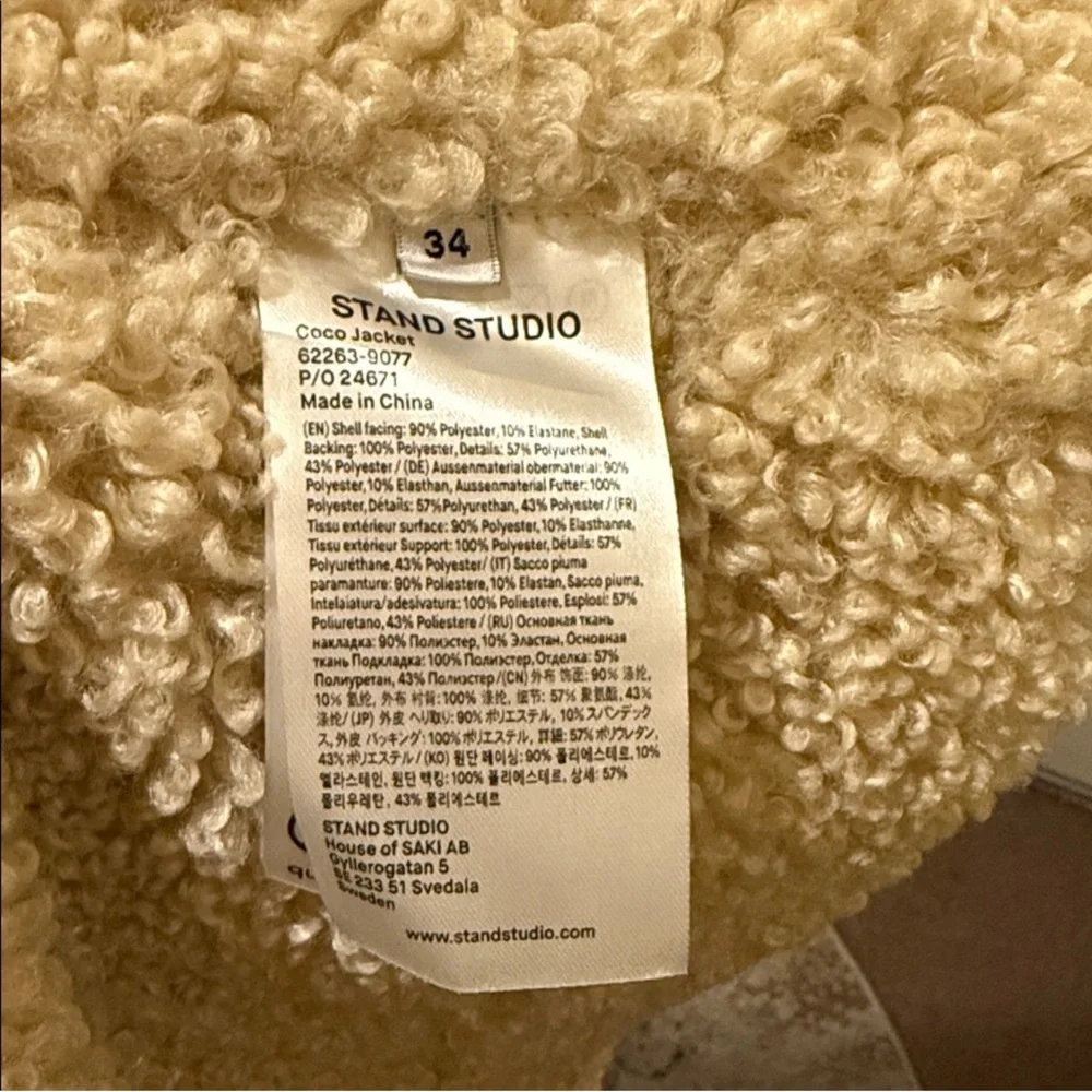 Stand Studio Coco Shearling Jacket